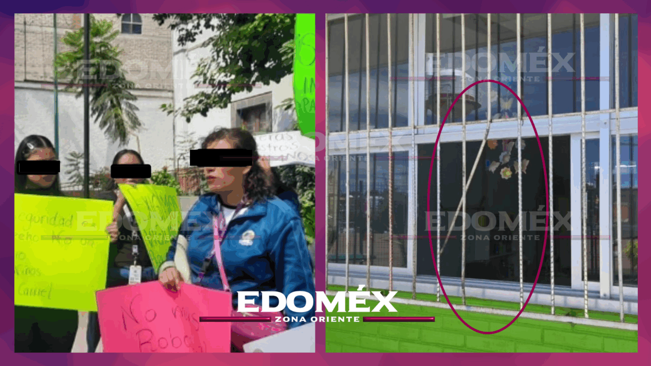 DOCENTES Y PADRES DEL JARDÍN DE NIÑOS “JULIÁN CARRIEL” EXIGEN SEGURIDAD ANTE OLA DE ROBOS