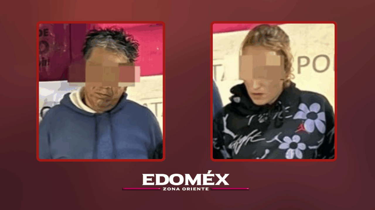 DETENIDA PAREJA ARMADA DURANTE ASALTO EN TRANSPORTE PÚBLICO EN ECATEPEC