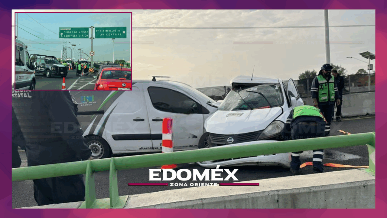 FUERTE CHOQUE EN LA AUTOPISTA SIERVO DE LA NACIÓN