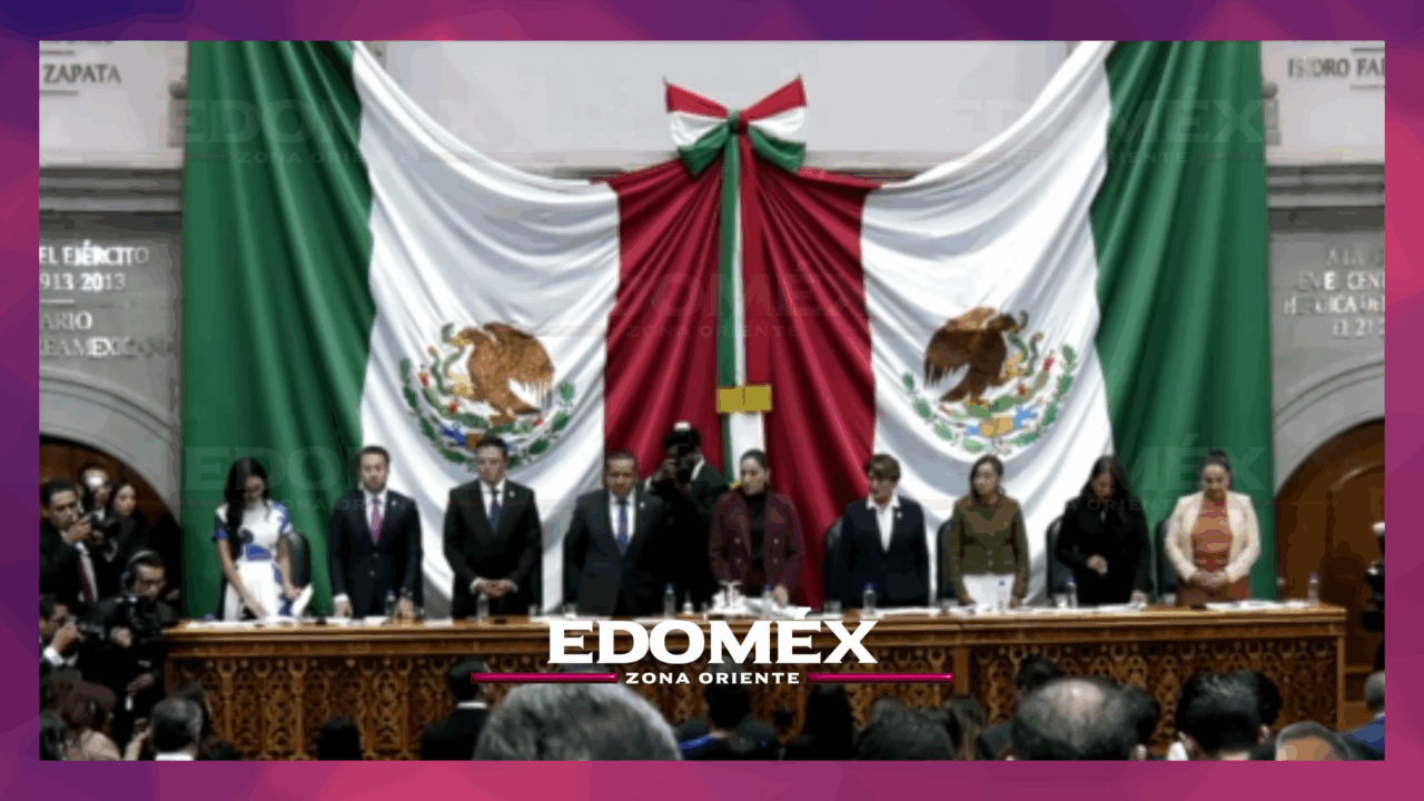 DELFINA GÓMEZ ASISTE A SESIÓN SOLEMNE DE LA LXII LEGISLATURA DEL ESTADO DE MÉXICO