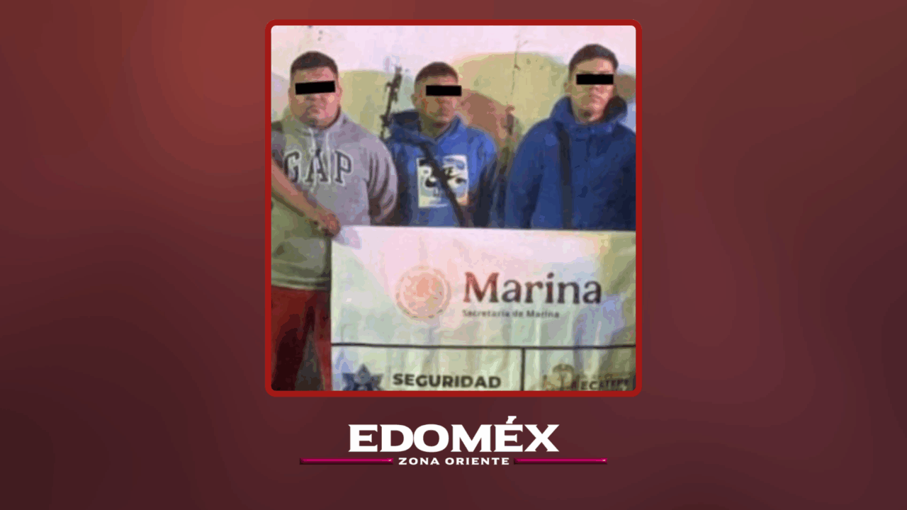 DETIENEN A TRES HOMBRES ARMADOS EN ECATEPEC; PORTABAN CARABINA DE USO EXCLUSIVO DEL EJÉRCITO
