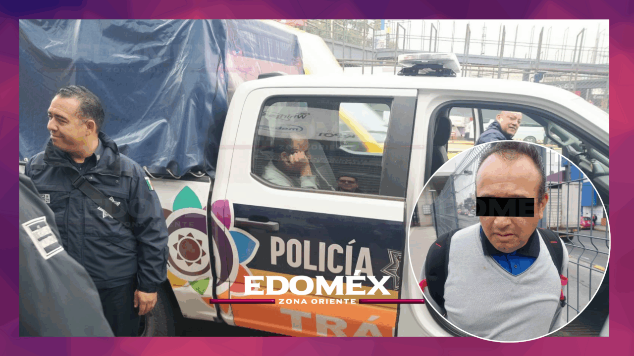 POLICÍA DE ECATEPEC DETIENE A SUJETO POR ABUSO SEXUAL EN EL MEXIBÚS
