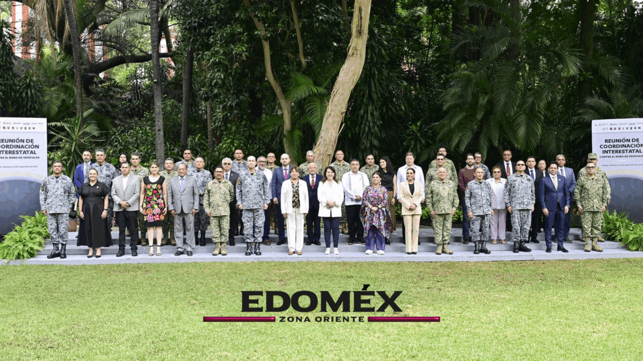 DELFINA GÓMEZ DESTACA REDUCCIÓN DE 45% EN ROBO DE VEHÍCULOS EN EL EDOMÉX