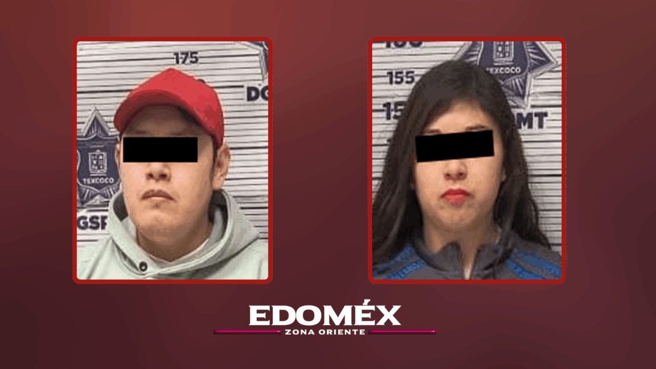 DETIENEN A DOS PERSONAS POR ROBO CON VIOLENCIA EN TEXCOCO