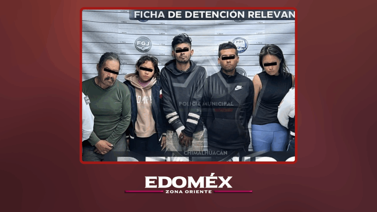 POLICÍA MUNICIPAL DETIENE A CINCO PERSONAS POR SECUESTRO EN LA PALMA