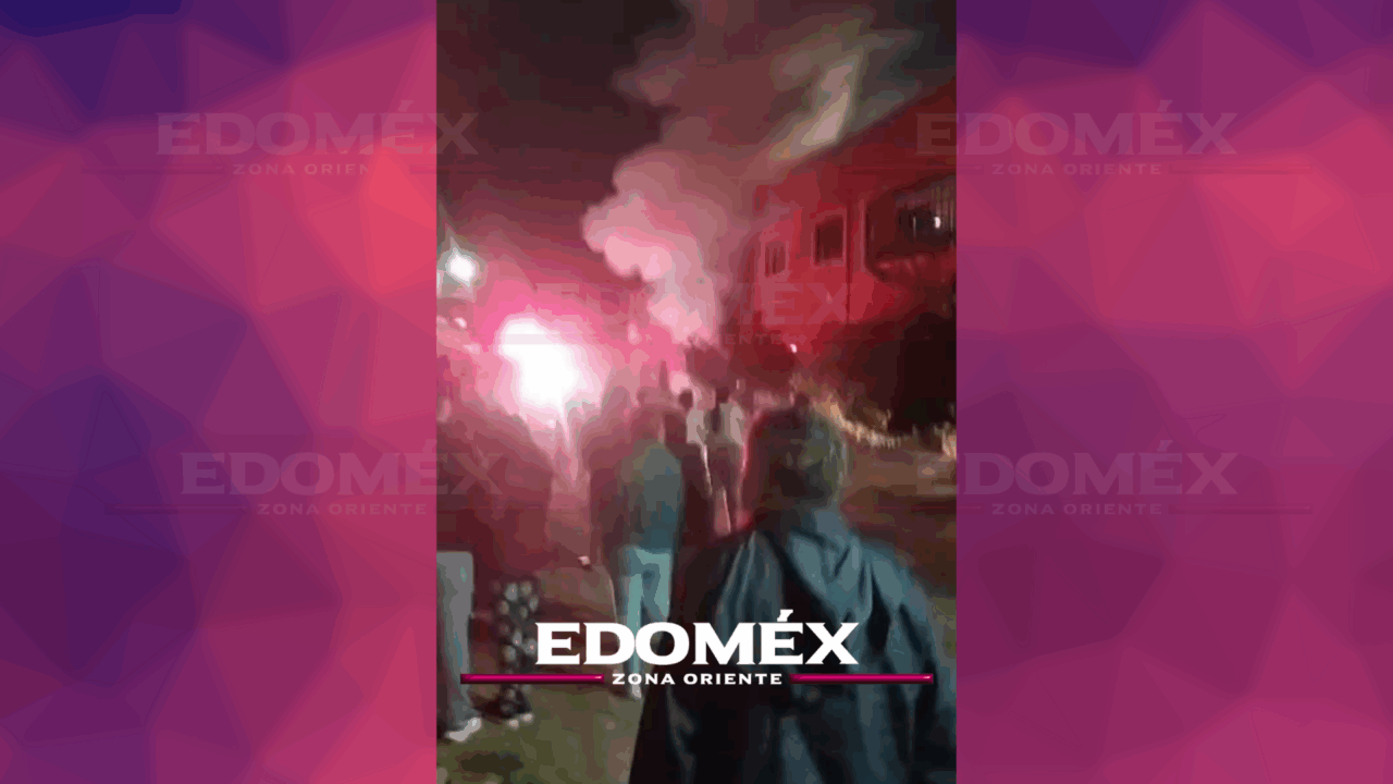 FUERTE EXPLOSIÓN DESPIERTA A VECINOS EN CHALCO