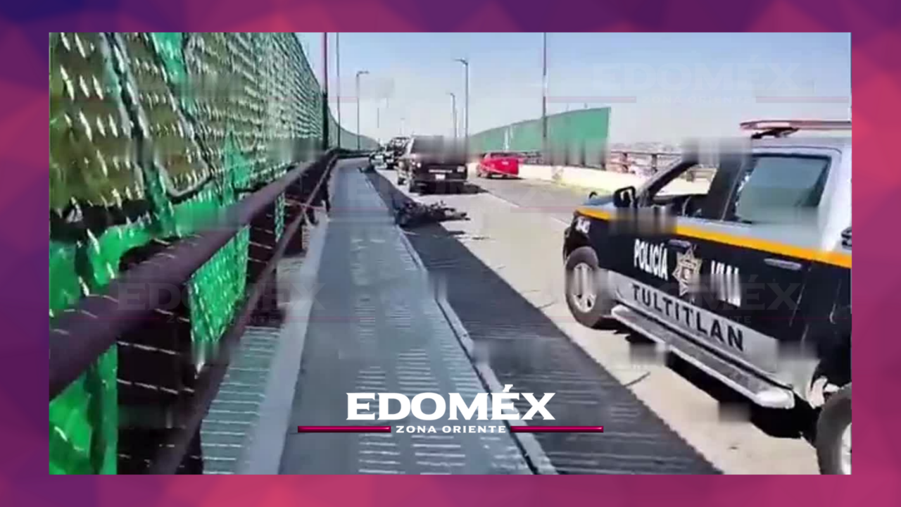 ACCIDENTE DE MOTOCICLETA DEJA UN MUERTO Y UN HERIDO EN TULTITLÁN