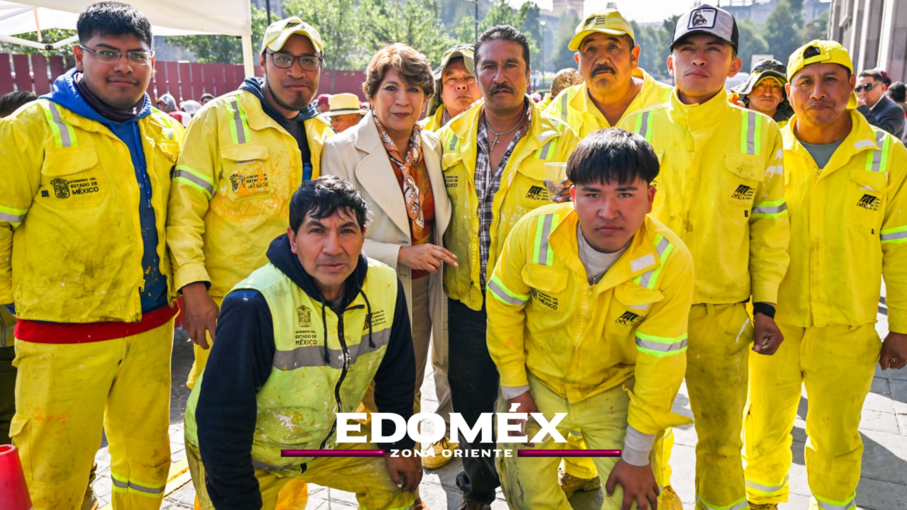 DELFINA GÓMEZ ENCABEZA JORNADA DE LIMPIEZA PARA FORTALECER ENTORNOS SEGUROS EN EL EDOMÉX