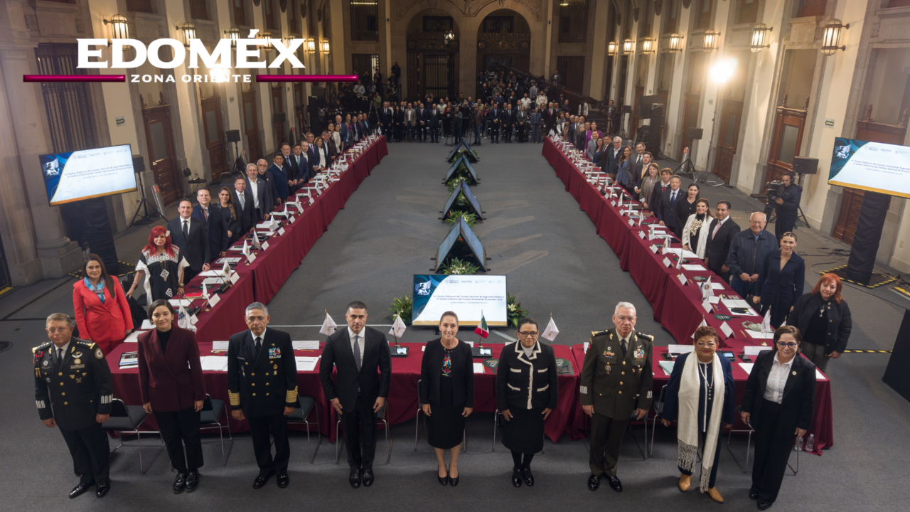 DELFINA GÓMEZ REAFIRMA COORDINACIÓN NACIONAL PARA FORTALECER LA SEGURIDAD EN EL EDOMÉX