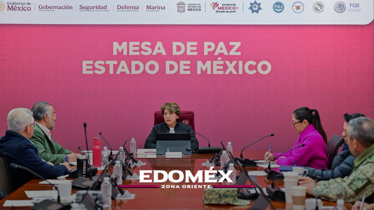 DELFINA GÓMEZ DESTACA AVANCES CONTRA LA EXTORSIÓN EN EL EDOMÉX