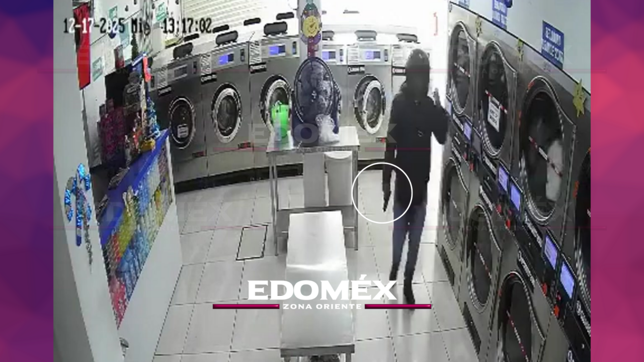 ASALTO A MANO ARMADA EN LAVANDERÍA DE SAN AGUSTÍN, ECATEPEC