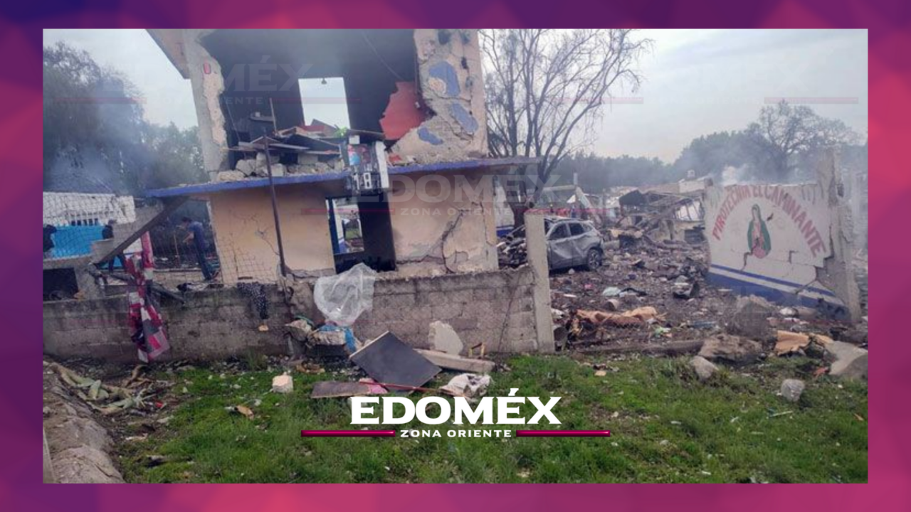 EXPLOSIÓN POR PIROTECNIA EN VIVIENDA DE TULTEPEC DEJA DOS LESIONADOS