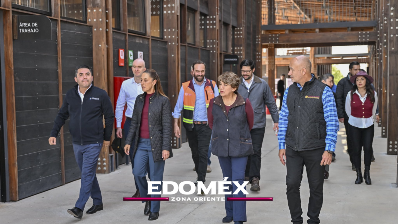 DELFINA GÓMEZ ACOMPAÑA A CLAUDIA SHEINBAUM EN SUPERVISIÓN DEL PARQUE ECOLÓGICO LAGO DE TEXCOCO