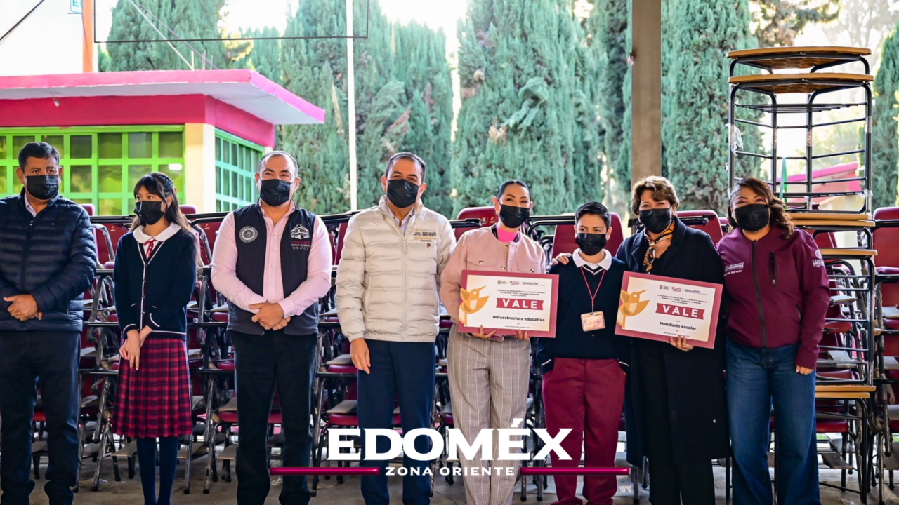 DELFINA GÓMEZ FORTALECE LA EDUCACIÓN EN CHALCO CON APOYOS A 105 ESCUELAS