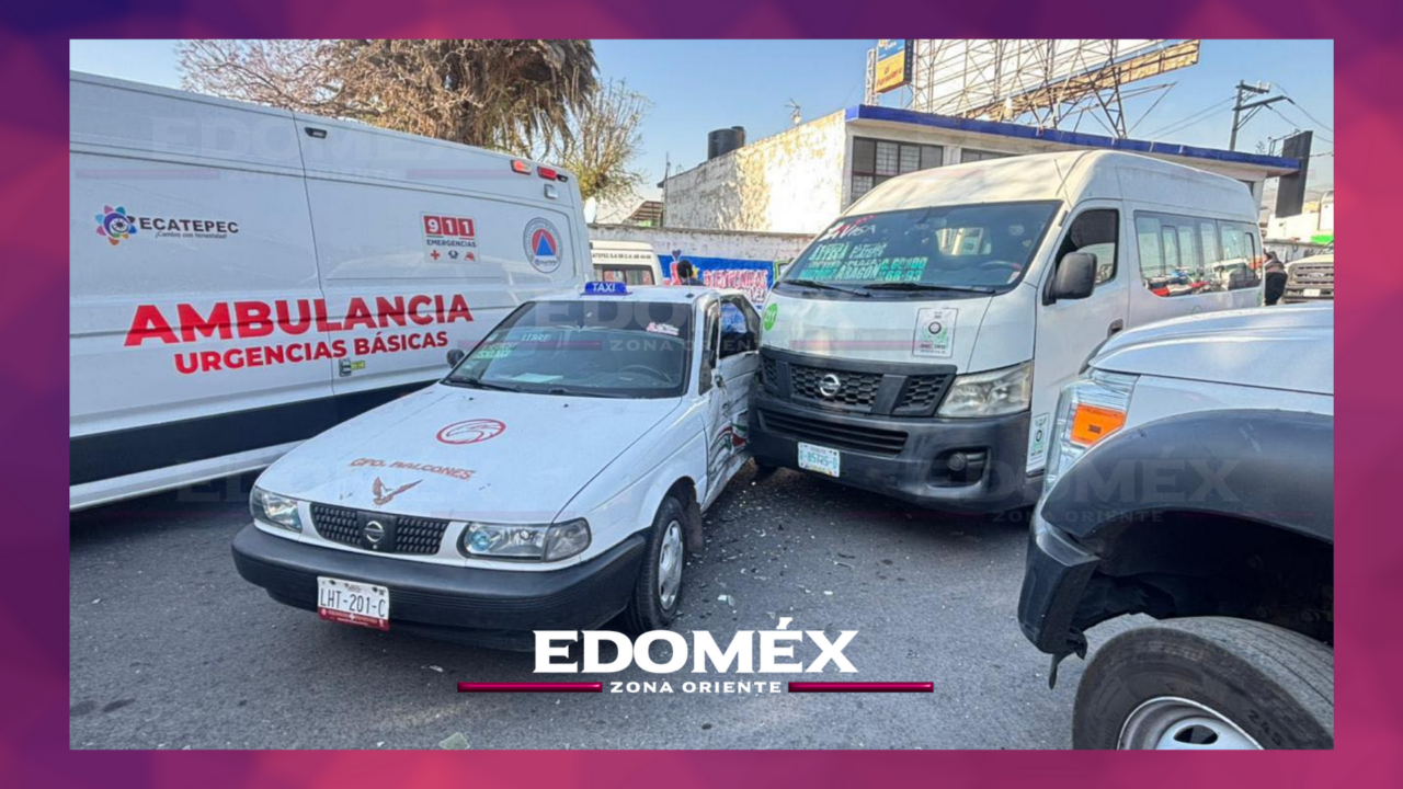 CHOQUE EN AVENIDA MORELOS, ECATEPEC