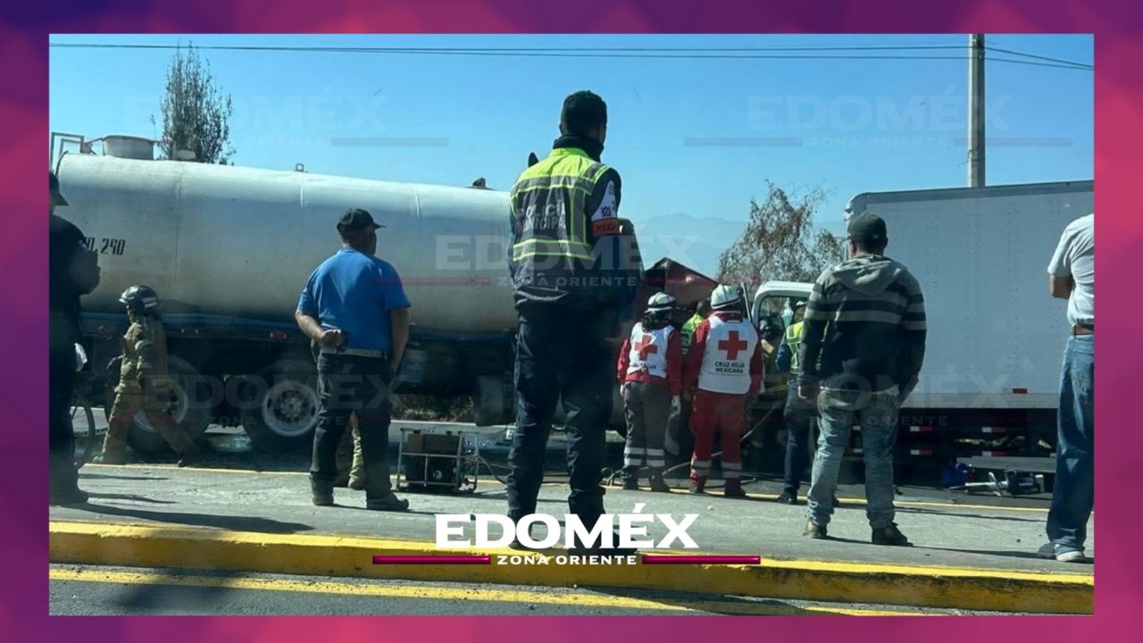 FUERTE ACCIDENTE EN LA CHALCO–TLÁHUAC