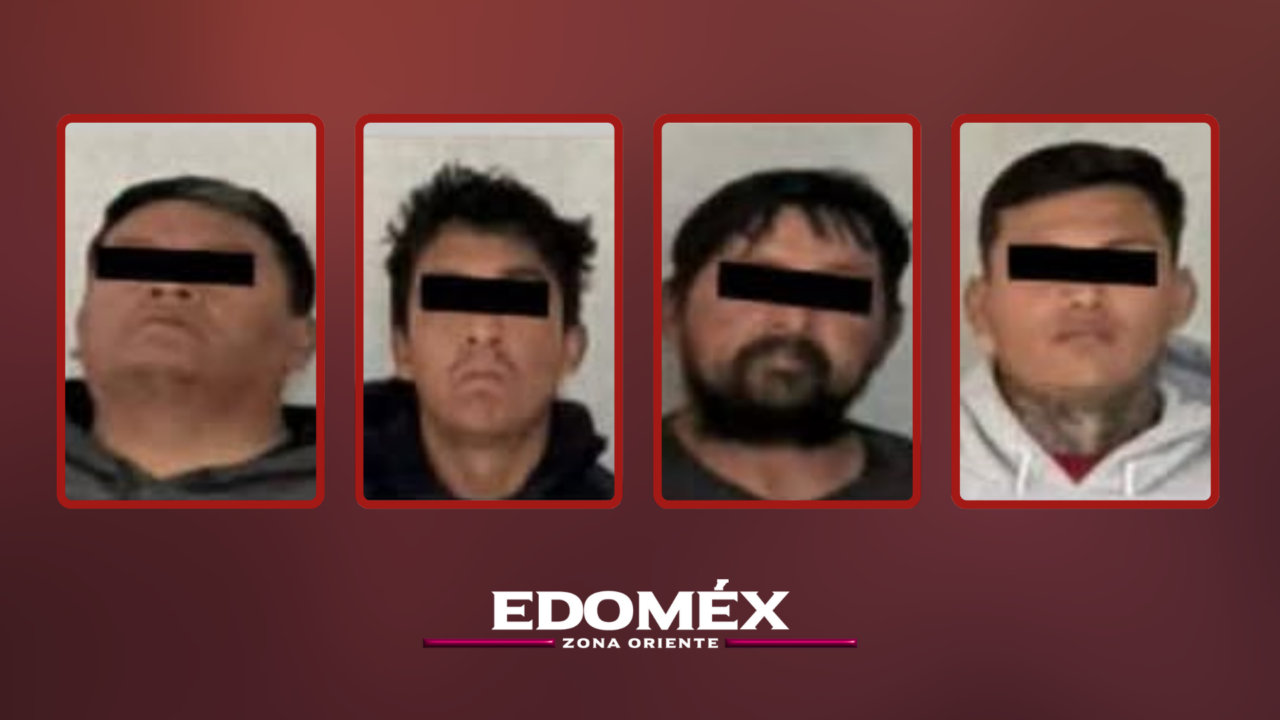 DETIENEN EN ACOLMAN A CUATRO PRESUNTOS DESVALIJADORES DE TRACTOCAMIÓN ROBADO