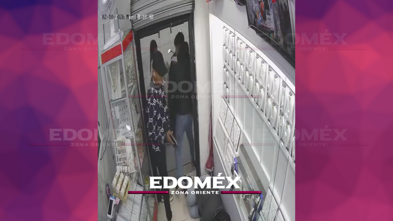 CAPTAN ROBO A JOYERÍA EN PLENO CENTRO DE Chalco