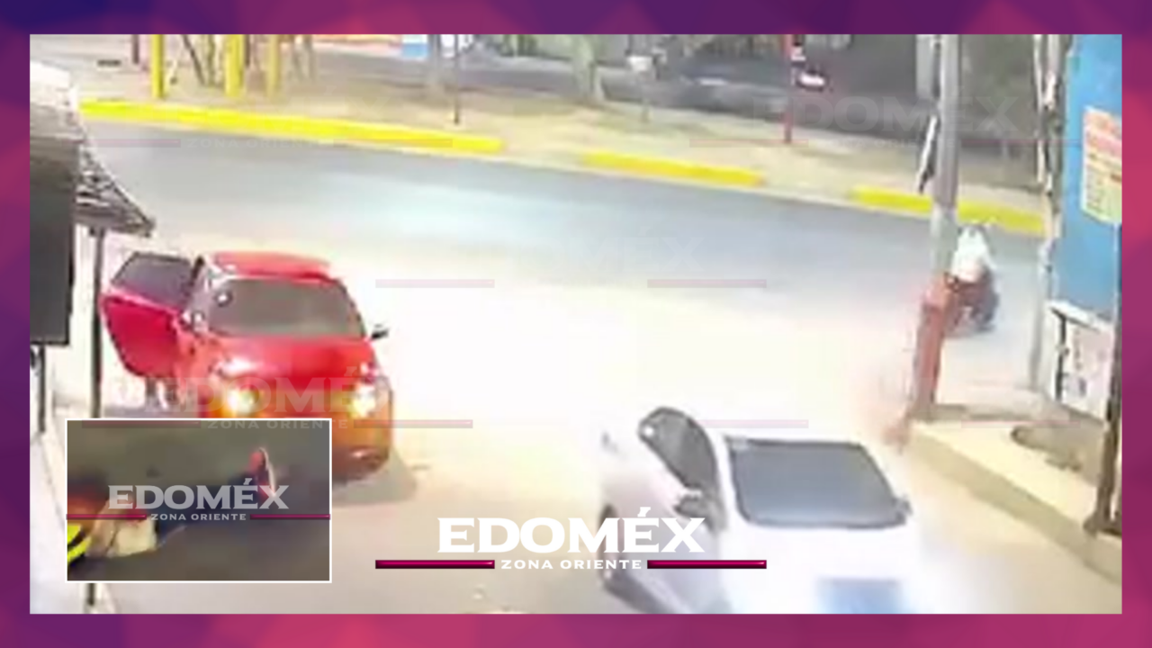 IMÁGENES CAPTAN ACCIDENTE EN LA MÉXICO–TEXCOCO, LOS REYES LA PAZ