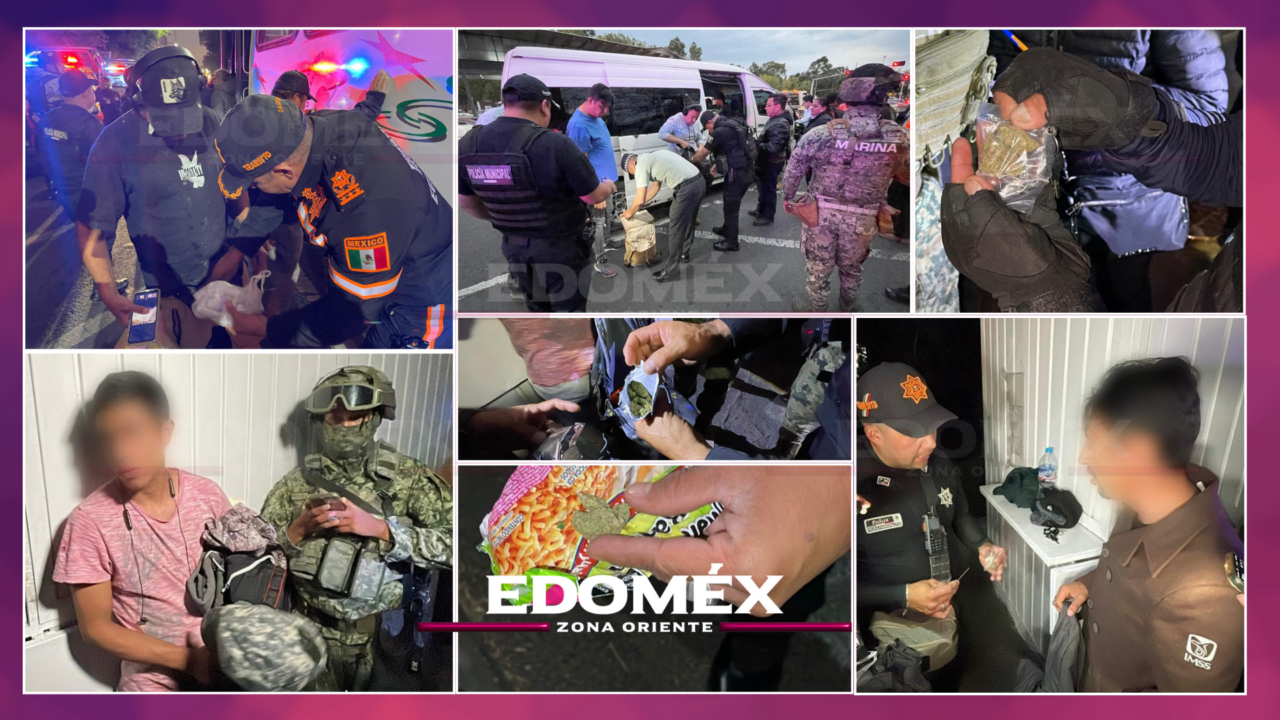 OPERATIVO TRANSPORTE SEGURO EN TULPETLAC DEJA TRES DETENIDOS Y REFUERZA PROTECCIÓN A PASAJEROS