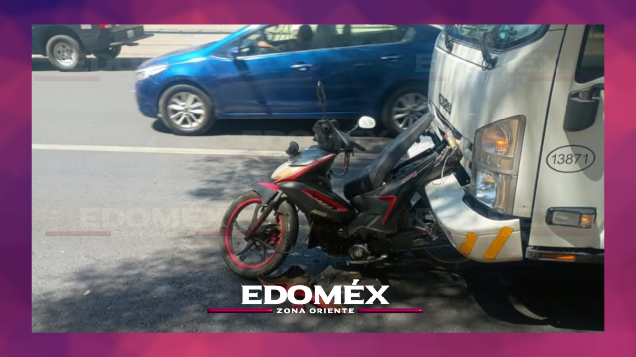 CHOQUE POR ALCANCE EN LA MÉXICO–TEXCOCO