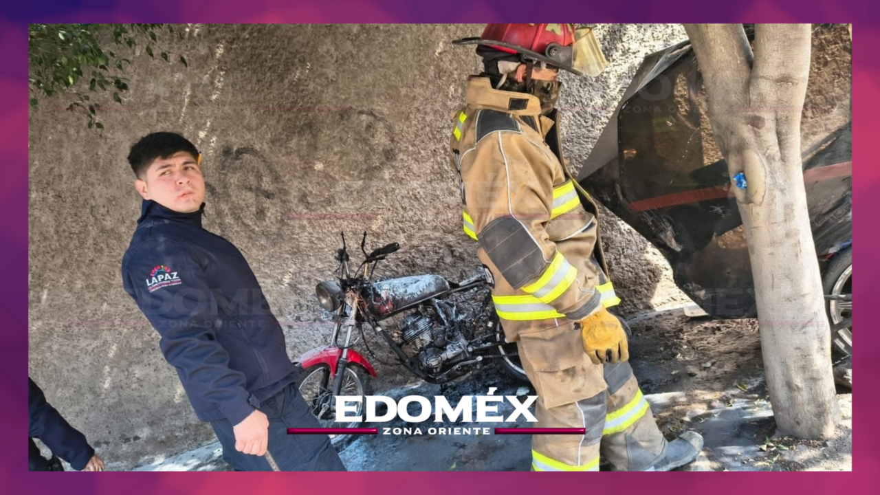 INCENDIO DE MOTOTAXI EN LOS REYES LA PAZ