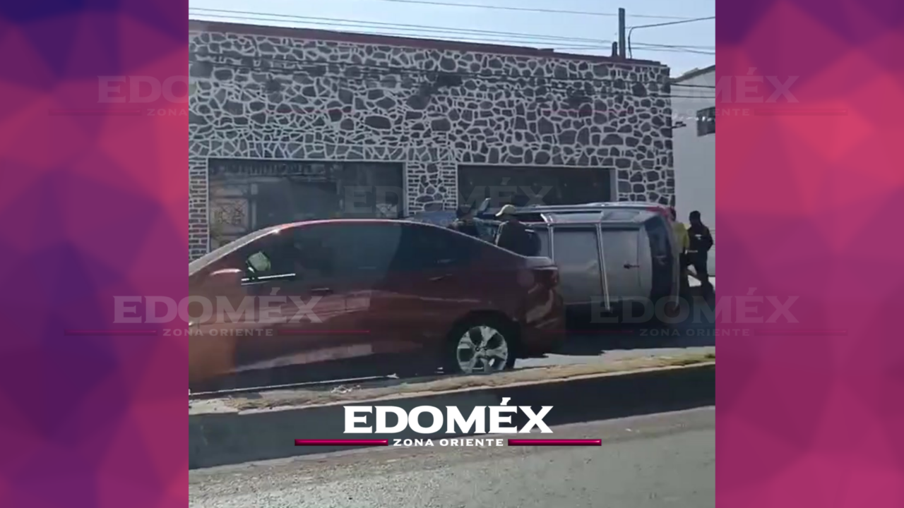 VOLCADURA EN LA MÉXICO–PACHUCA GENERA AFECTACIONES VIALES