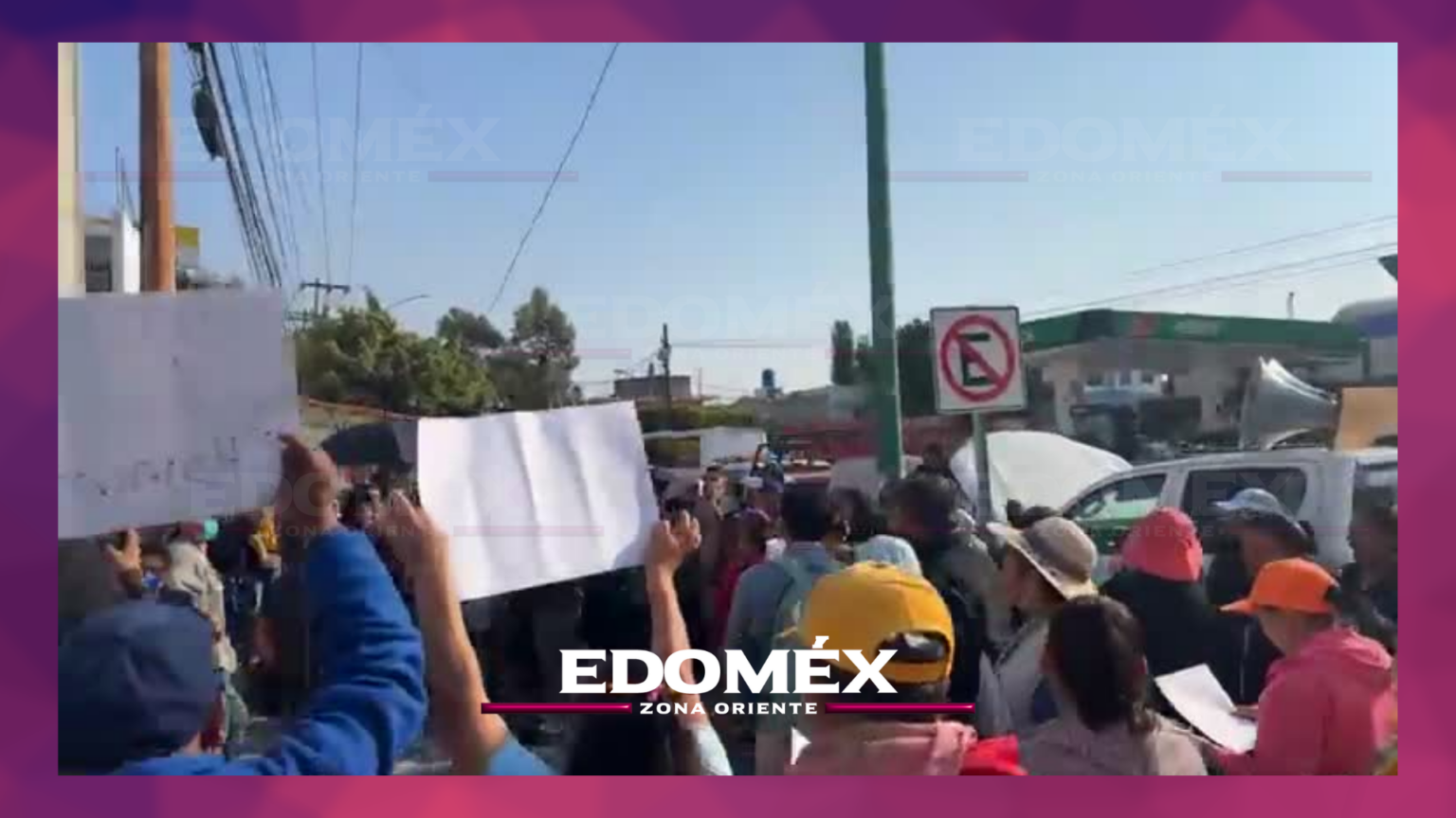 VECINOS PROTESTAN POR FALTA DE AGUA EN CHIMALHUACÁN - EDOMEX ZONA ORIENTE