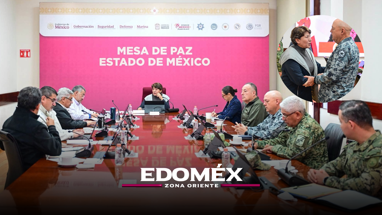 DELFINA GÓMEZ ENCABEZA MESA DE PAZ Y REFUERZA COORDINACIÓN POR LA SEGURIDAD EN EDOMÉX